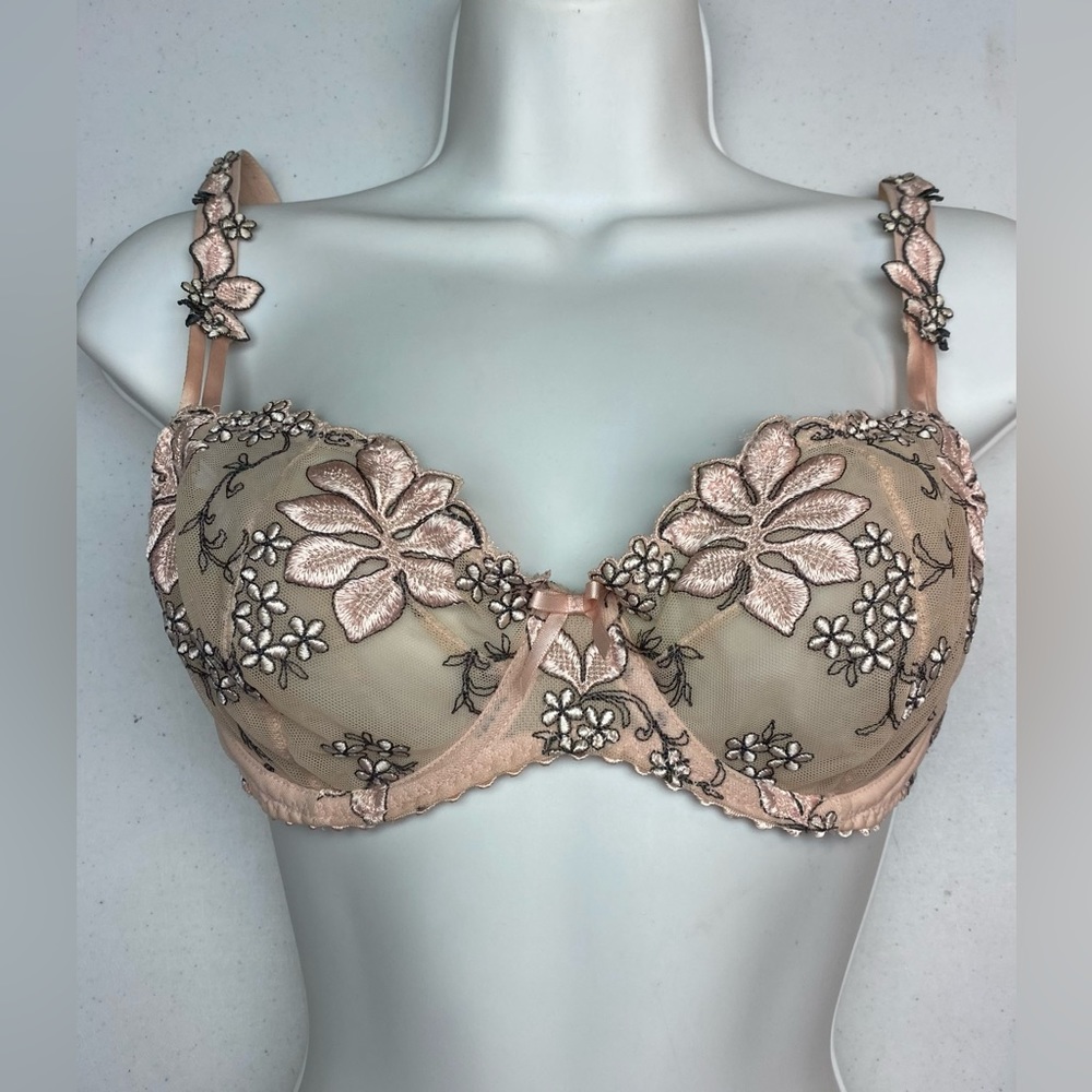 PrimaD PEACH Unlined Wire Balconet, 34C